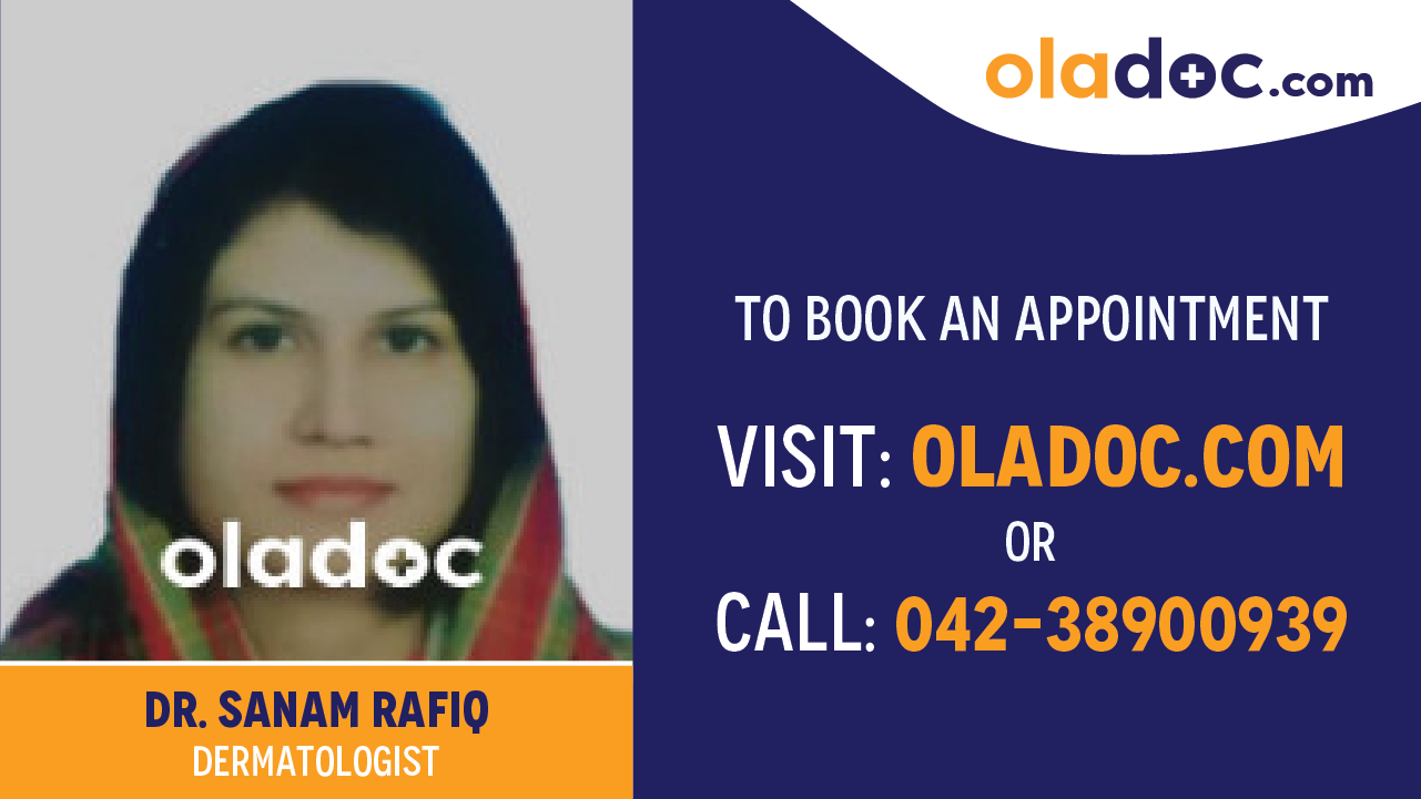 Book appointment with Dr.Sajida Kousar-best Dermatologist in Lahore